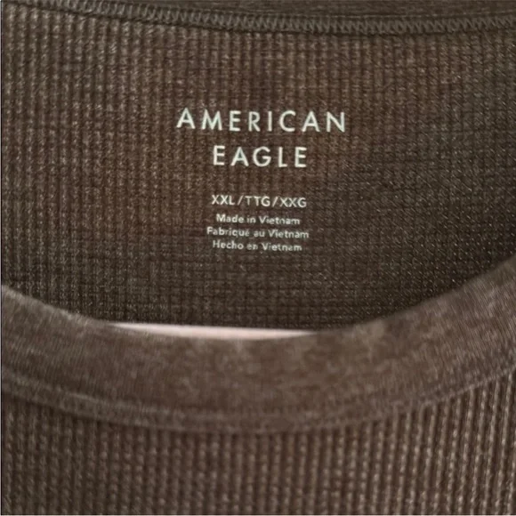 AE | Hey Baby | Waffle | Tee | Brown - Picture 5 of 14